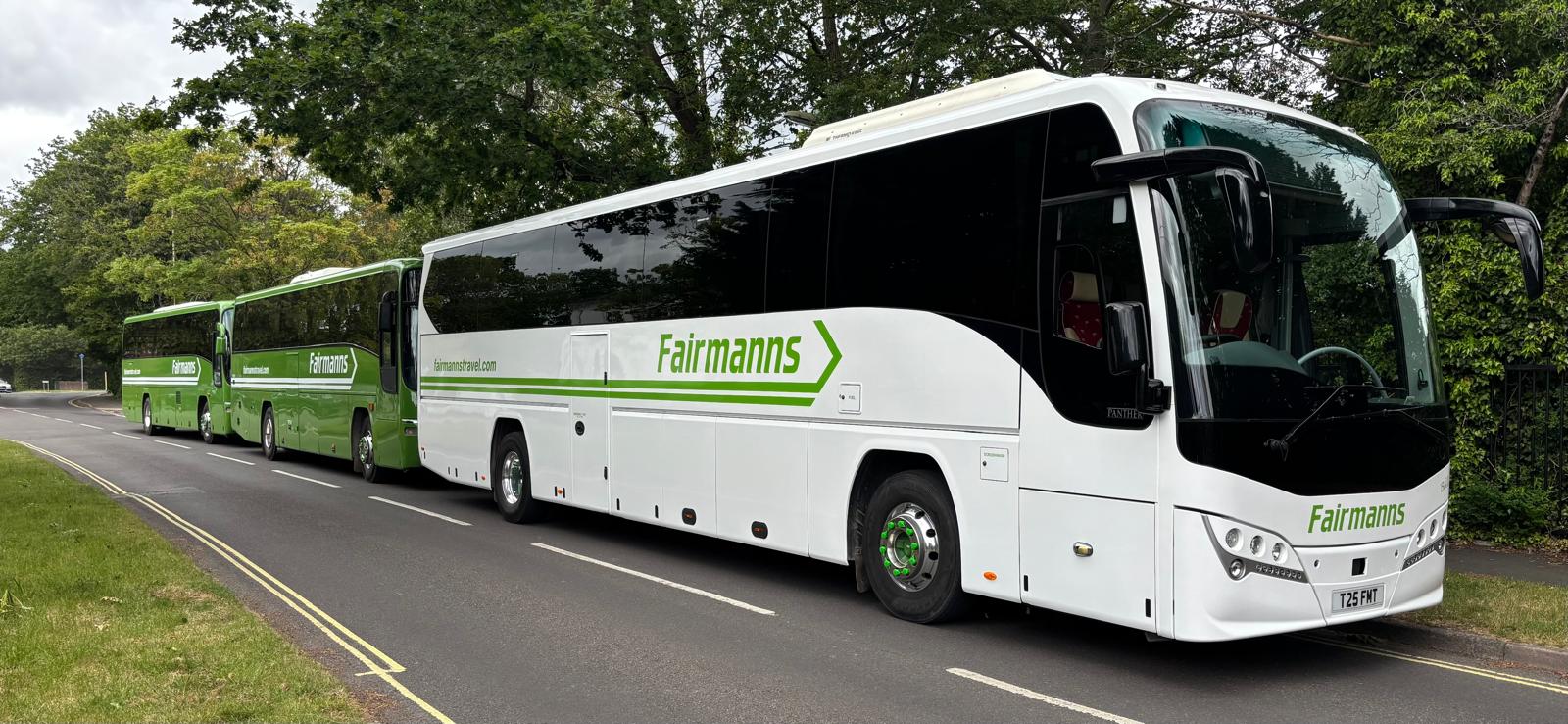 Fairmanns coaches at Farnborough